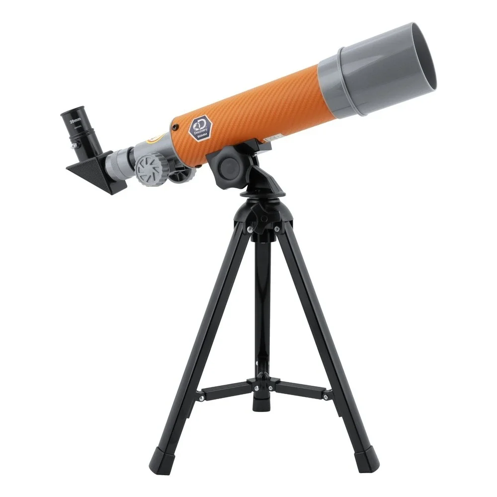 Discovery Juno 50 MM Telescope Tabletop Refractor Telescope Set 18X & 28.8X‎ NEW